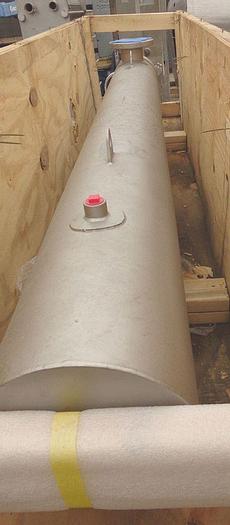Used Heat Exchanger, Shell & Tube, 25 SF, 316 S/St, 150 PSI, FV #S742989