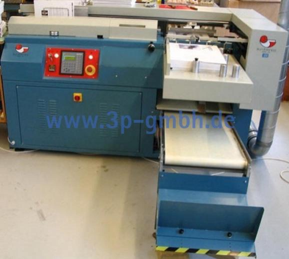 Used Eurotecnica Eurobind 436 hotmelt perfect binder 1999