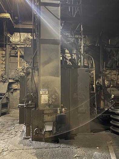 Used WHEELABRATOR 96" SWING TABLE SHOT BLAST