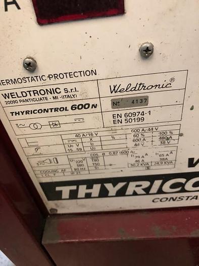 Usato SALDATRICE (N°3) WELDTRONIC 600 N