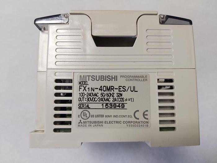 Gebraucht Mitsubishi Electric FX1N-40MR-ES/UL, 100-240VAC,
