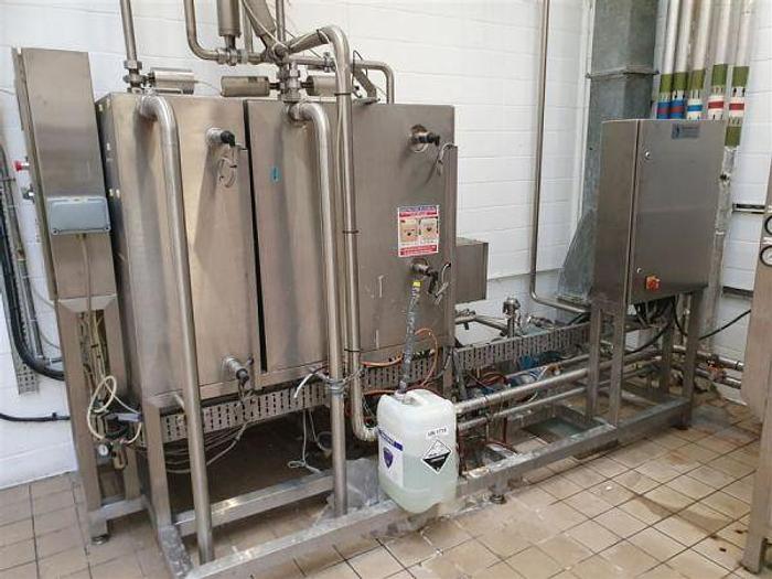 Used 2003 Suncombe Twin Tank Skid Mounted CIP Set