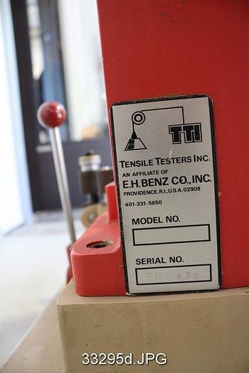 Used TTI Internal Bond Tester, Model B #33295