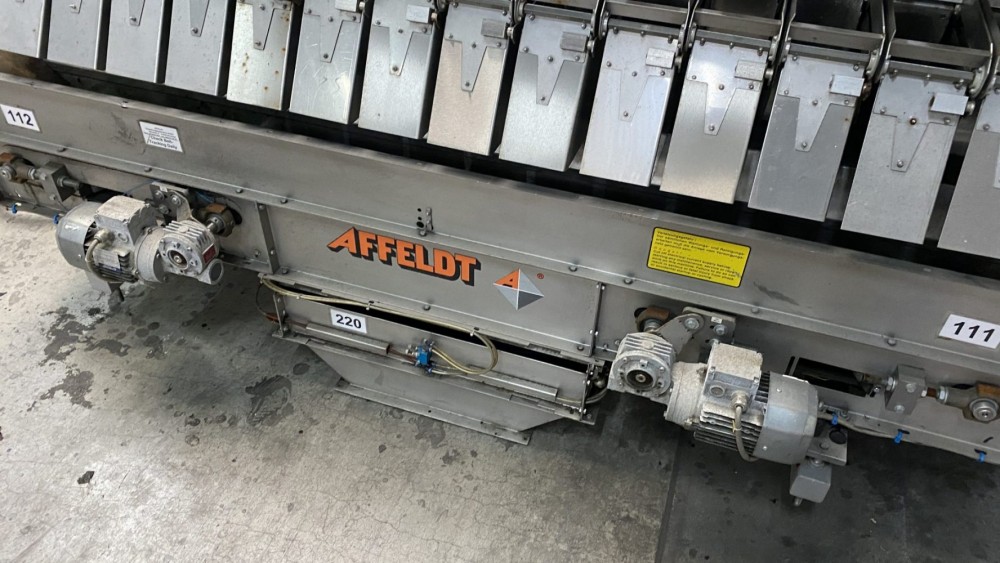 Used Affeldt 16 channel lineair weigher