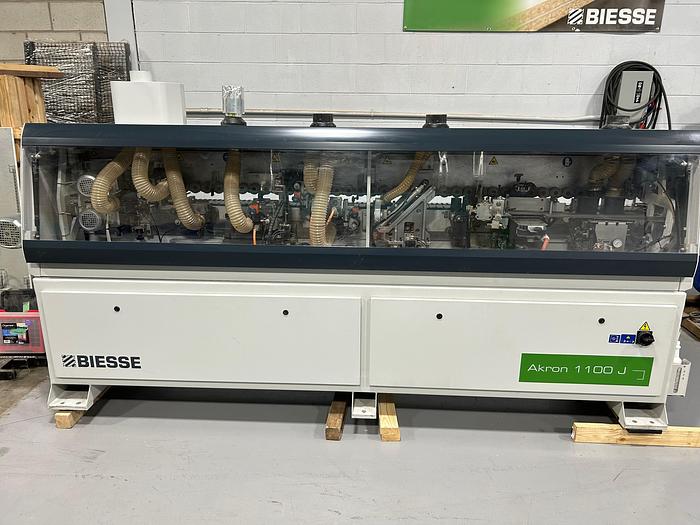 Used Biesse Akron 1130 edgebander with Pre-milling and corner rounding