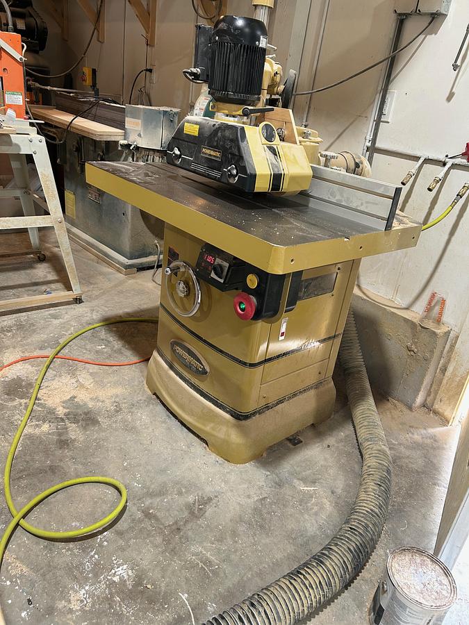 Used Powermatic 2700 shaper