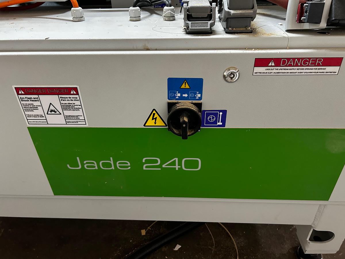 Used 2022 Biesse Jade 240 edgebander with Pre-mill and 2 motor corner rounding