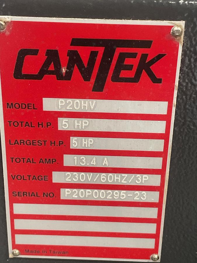 Used 2023 Cantek P20HV