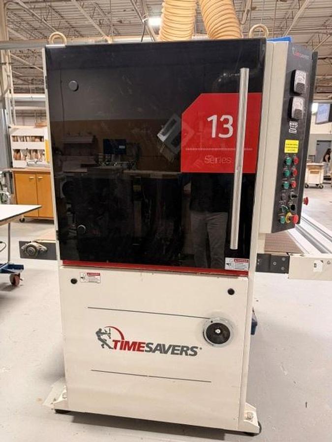 Used Timesaver 43" 2 head wide belt sander