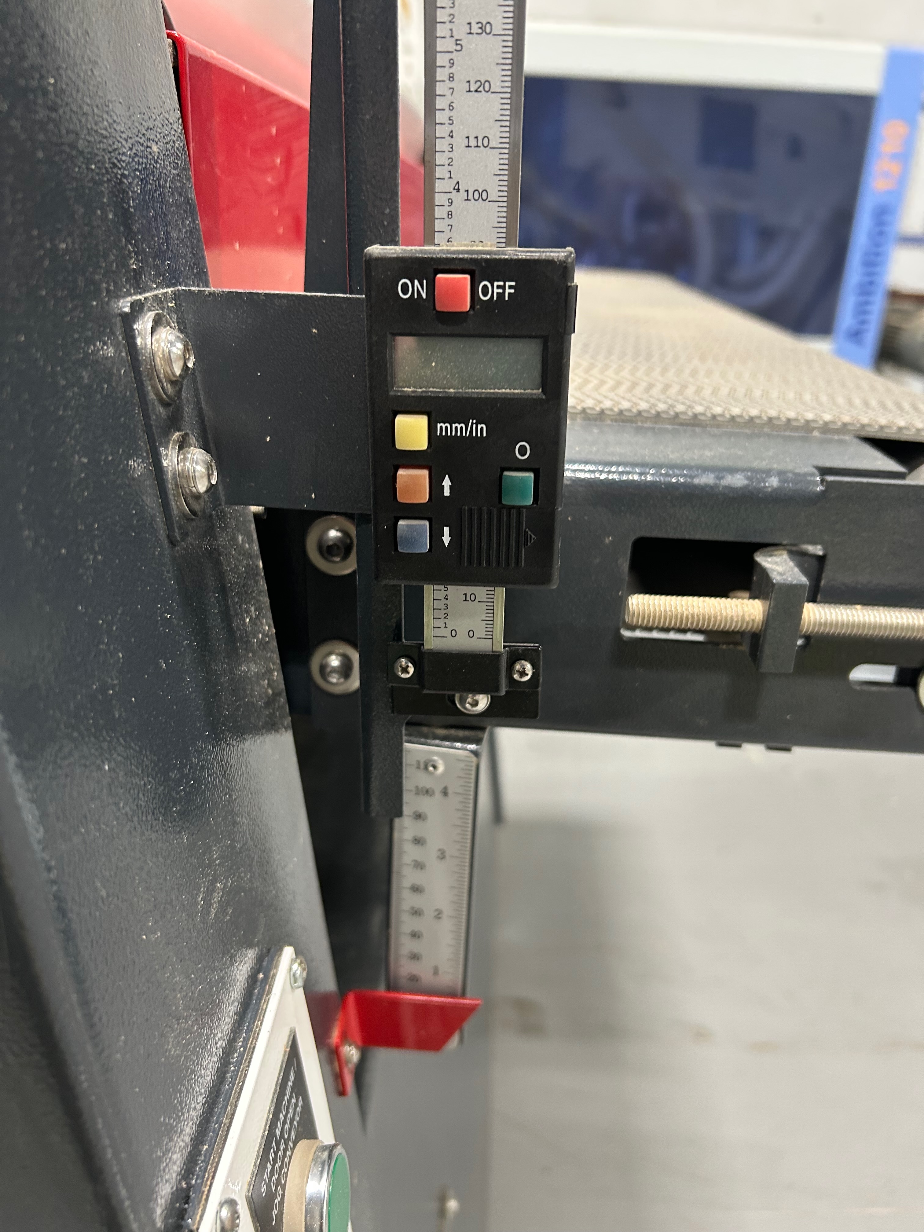 Used Timesaver 37" wide belt sander