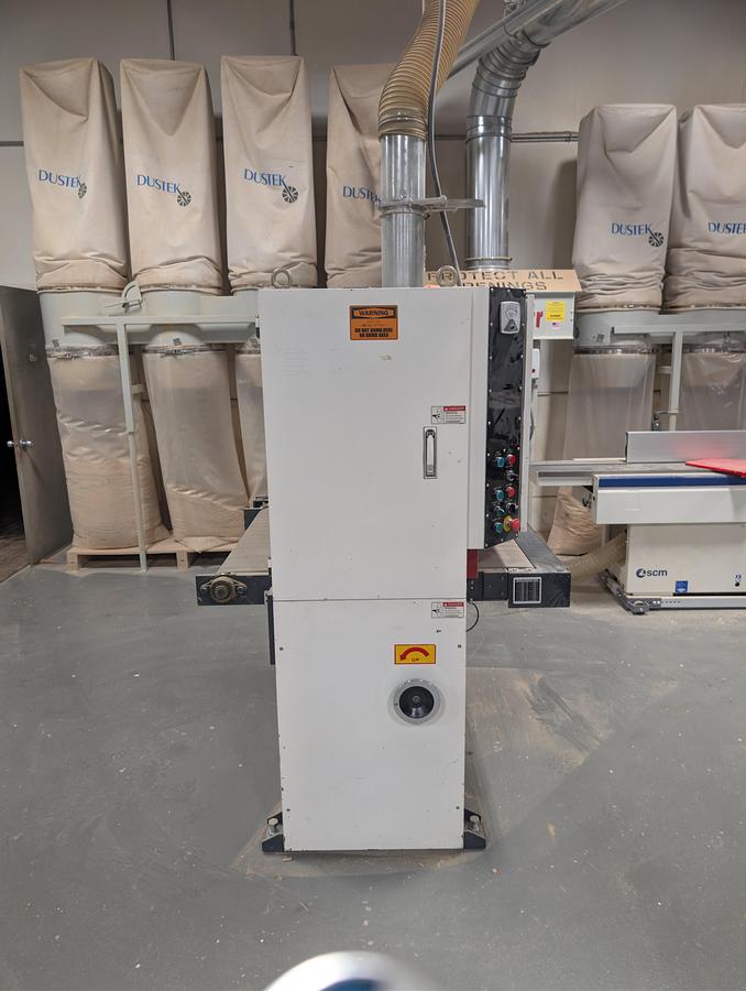 Used Timesaver 1300 series 37" wide belt sander