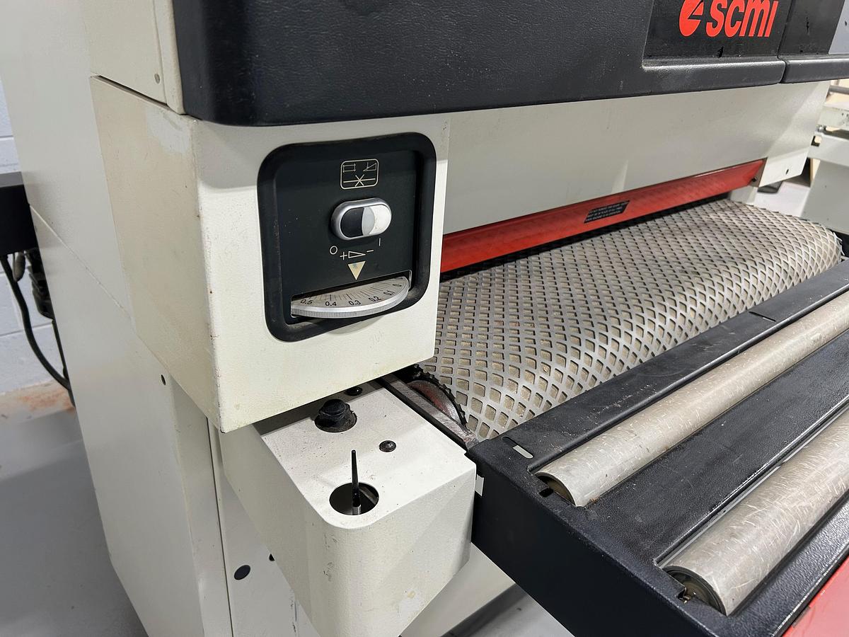 Used 2004 SCMI SCMI Sandya 3S RCS95 37" double head wide belt sander