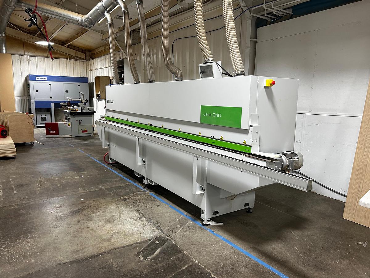 Used 2022 Biesse Jade 240 edgebander with Pre-mill and 2 motor corner rounding