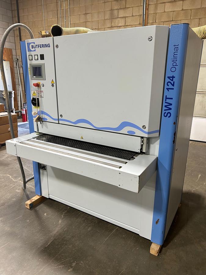 Used Butfering SWT124RC 43" wide belt sander