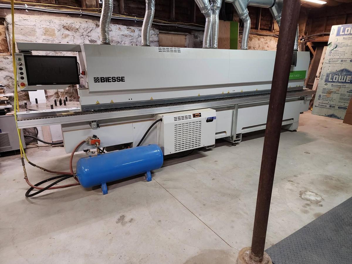 Used Biesse Akron 1440 AFS Edgebander with Zero Edge gluing