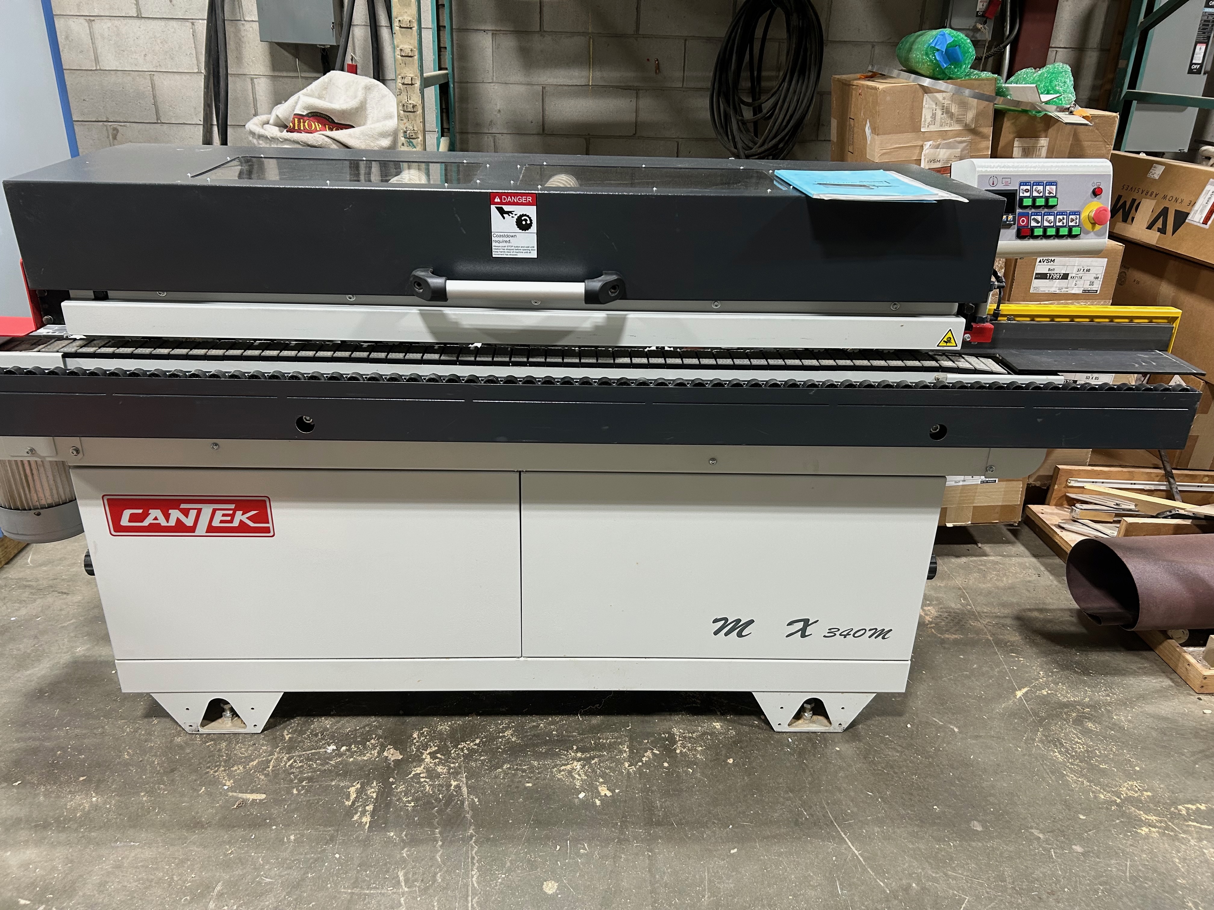 Used Cantek MX340m edgebander