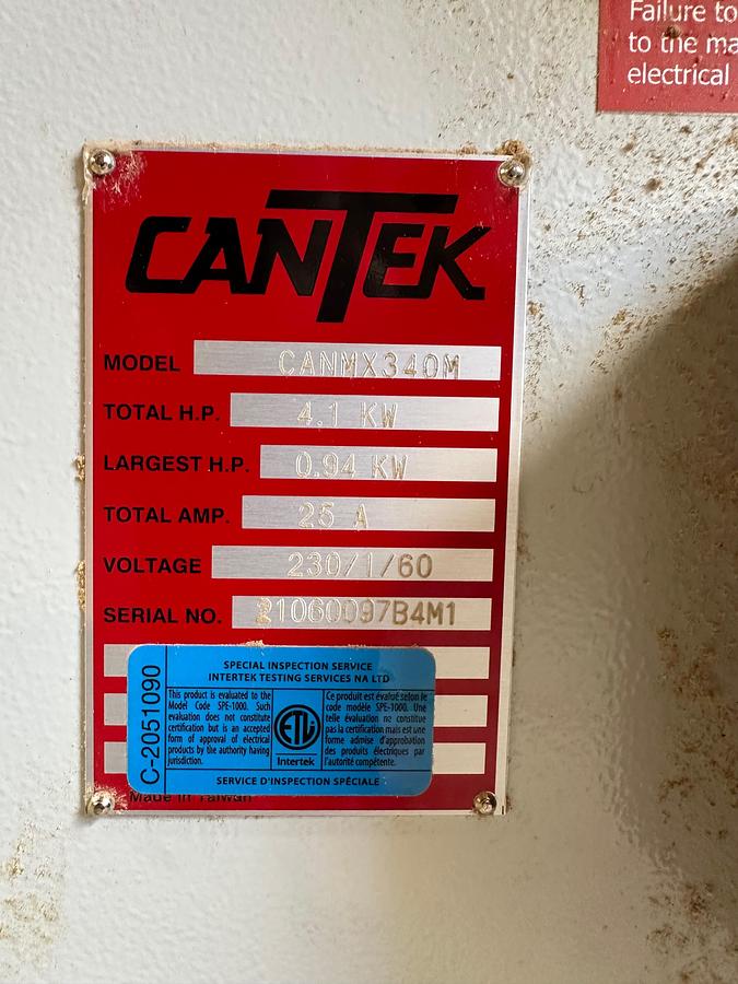 Used Cantek MX340m edgebander