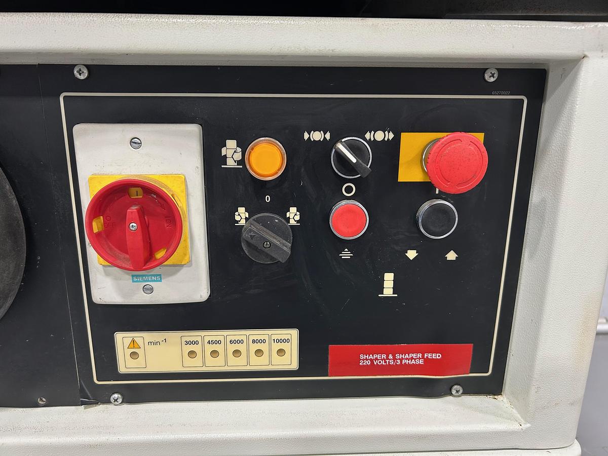 Used 2001 SAC TS120A shaper