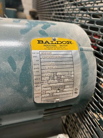 Used Curtis 5HP vertical compressor with ZEKS air drier