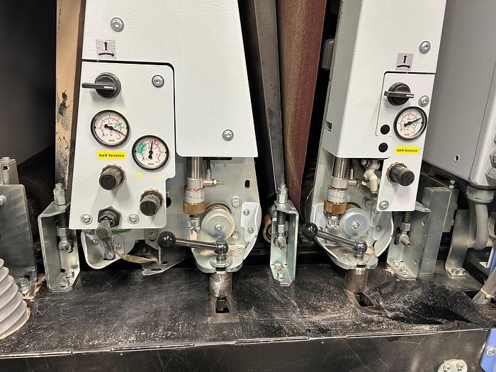 Used 2013 Butfering  Butfering SWT225  53" double head wide belt sander with segmented platen