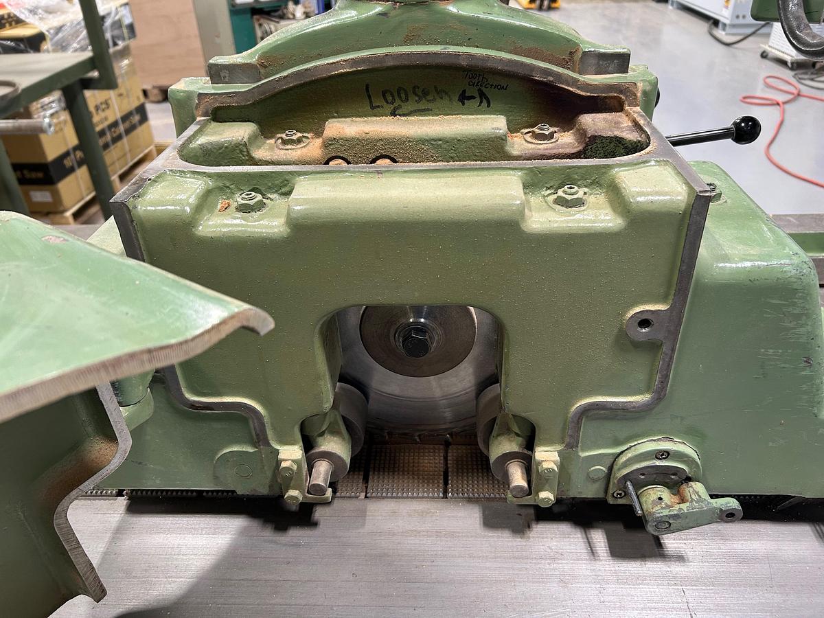 Used IMC Straight line rip saw