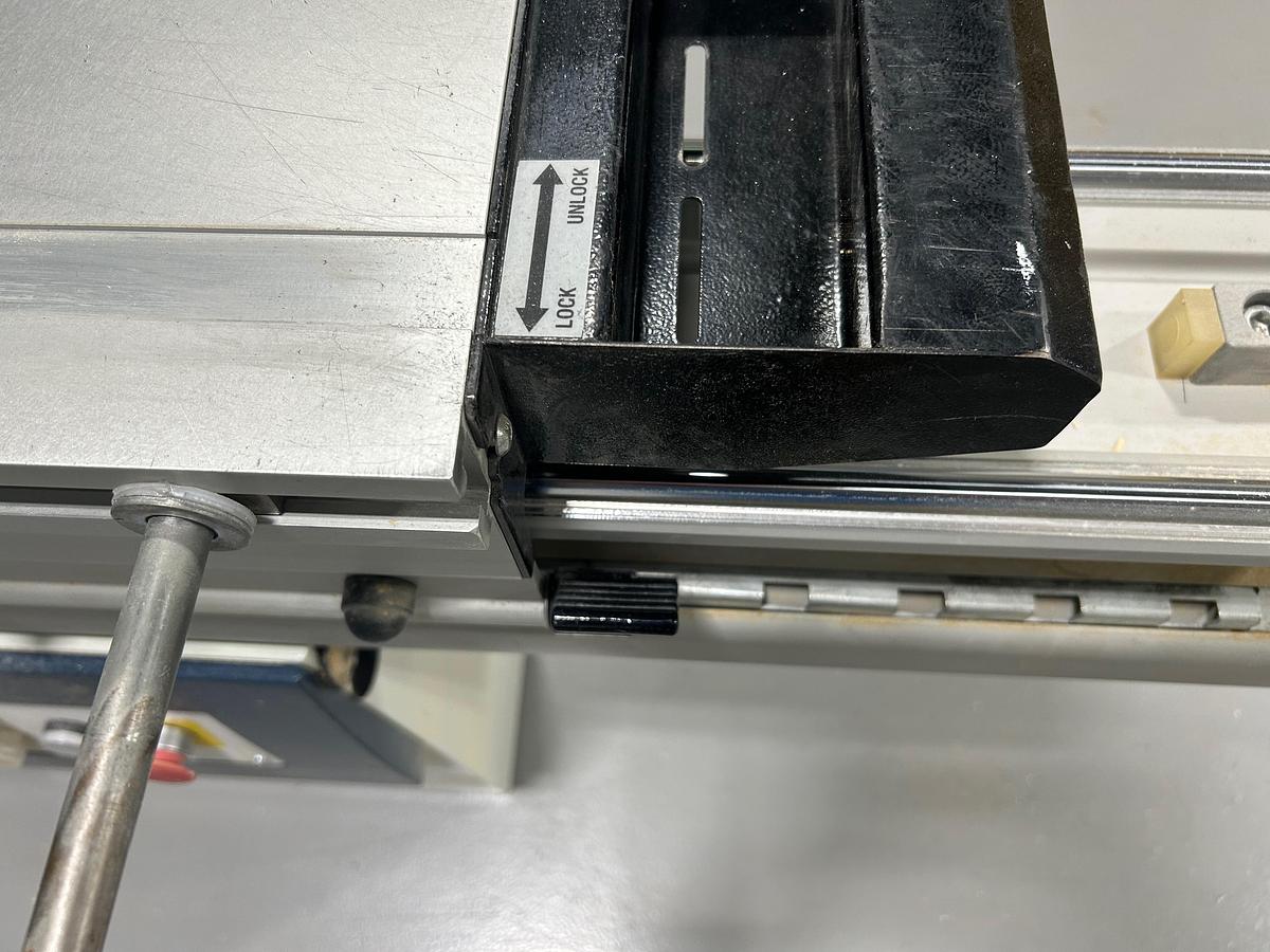 Used Cantek D405-8M sliding table saw