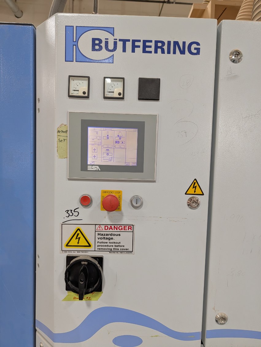 Used Butfering SWT124RC 43" wide belt sander