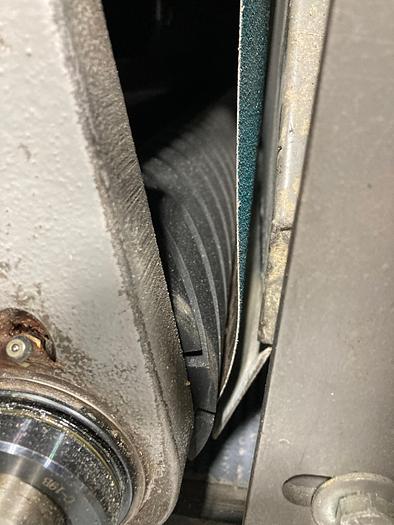 Used Timesaver 37" single head wide belt sander