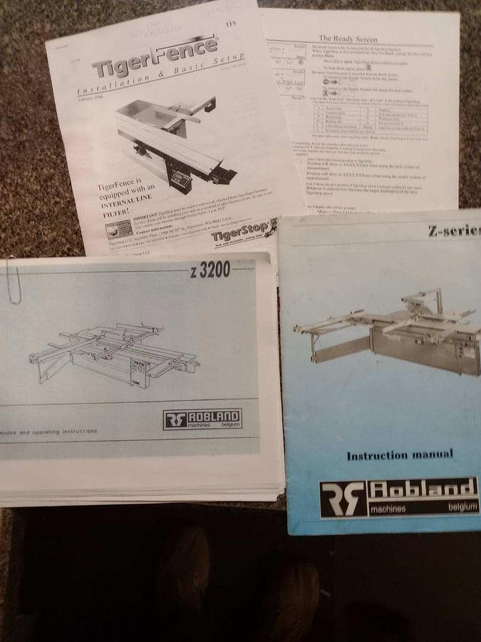 Used Robland Z32 10' sliding table saw