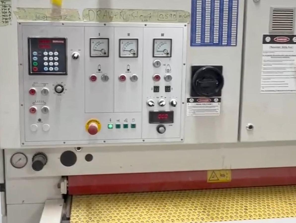 Used 2001 Butfering E-LINE 313 RRE 53" 3 head wide belt sander E-LINE 313RRE