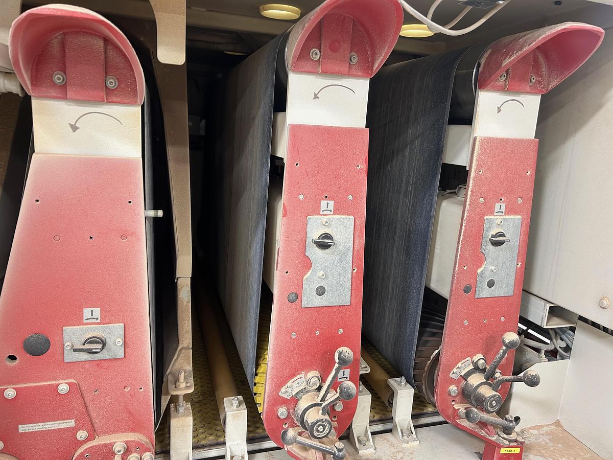 Used 2001 Butfering E-LINE 313 RRE 53" 3 head wide belt sander E-LINE 313RRE