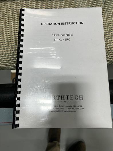 Used 2007 Northtech NT-KL-43RC double head wide belt sander