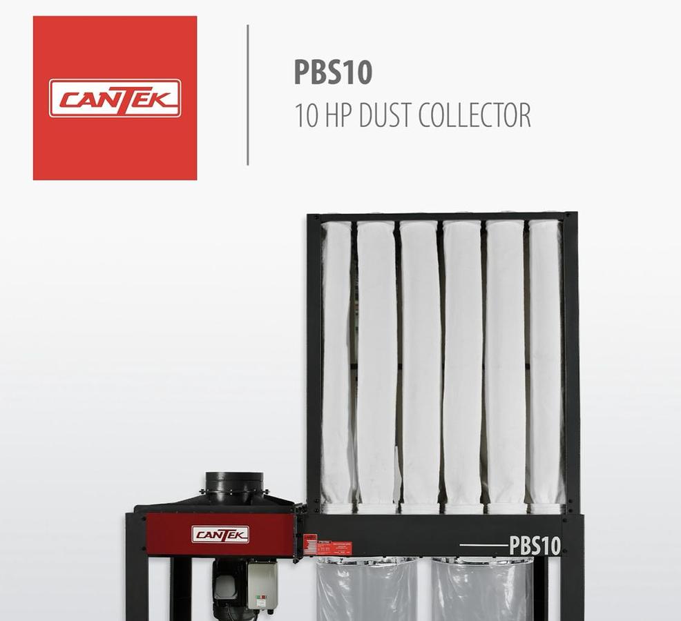 Cantek PBS10 10HP dust collector