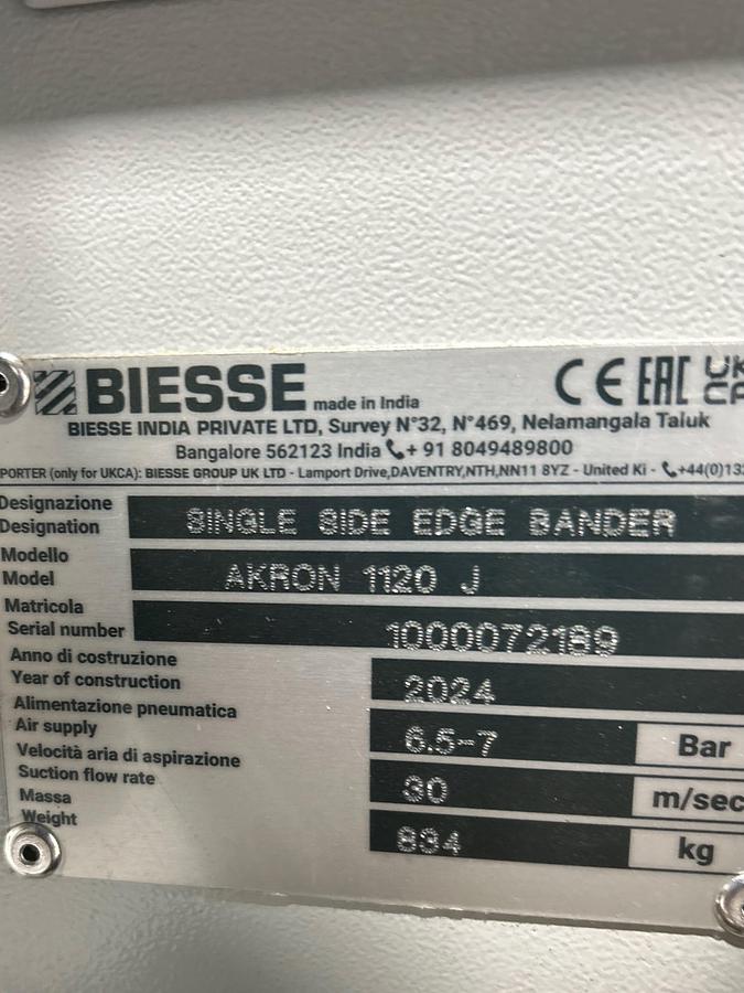 Biesse Akron 1120 Edgebander