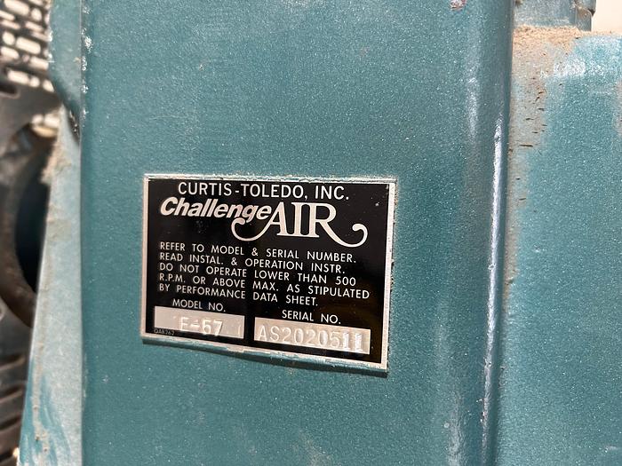 Used Curtis 5HP vertical compressor with ZEKS air drier