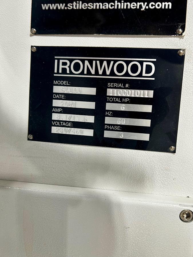 Used Ironwood SL100 10' sliding table saw