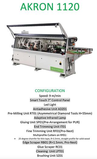 Used Biesse Akron 1120 Edgebander
