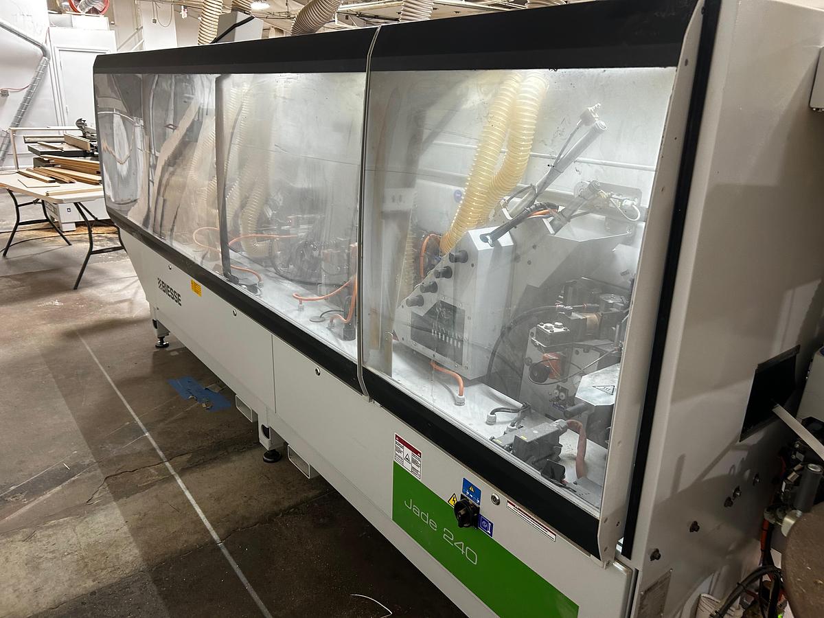 Used 2022 Biesse Jade 240 edgebander with Pre-mill and 2 motor corner rounding