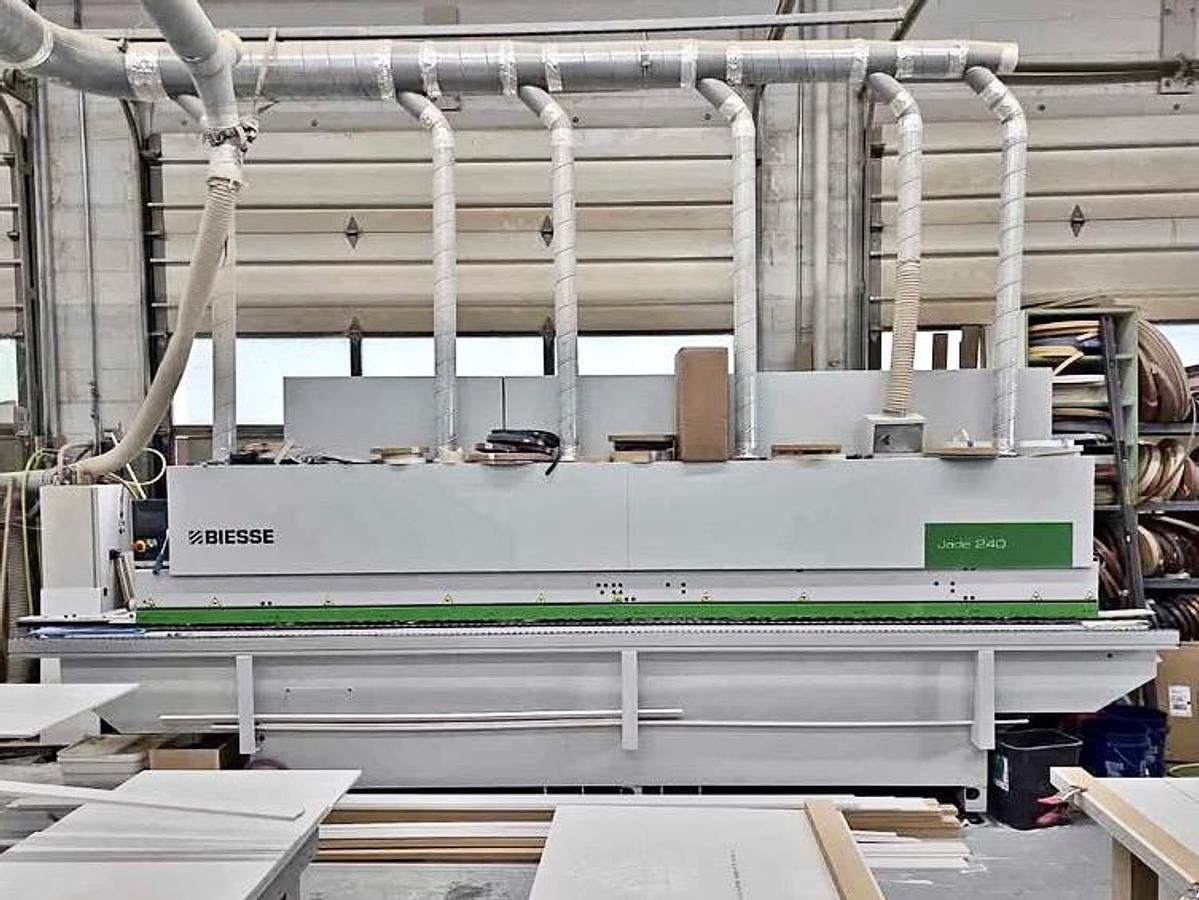 Used 2018 Biesse Jade 240 edgebander with Pre-mill and 2 motor corner rounding