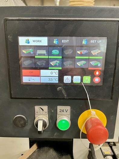 Used Biesse Akron 1130 edgebander with Pre-milling and corner rounding