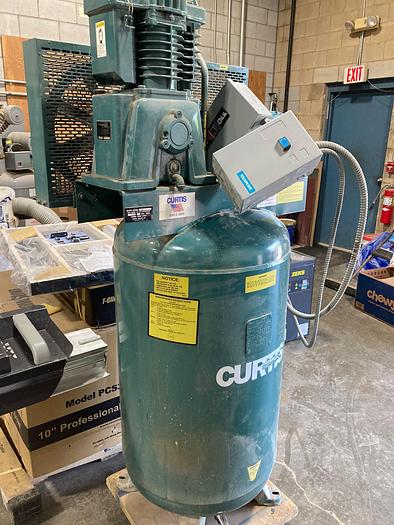 Used Curtis  Curtis 5HP vertical compressor