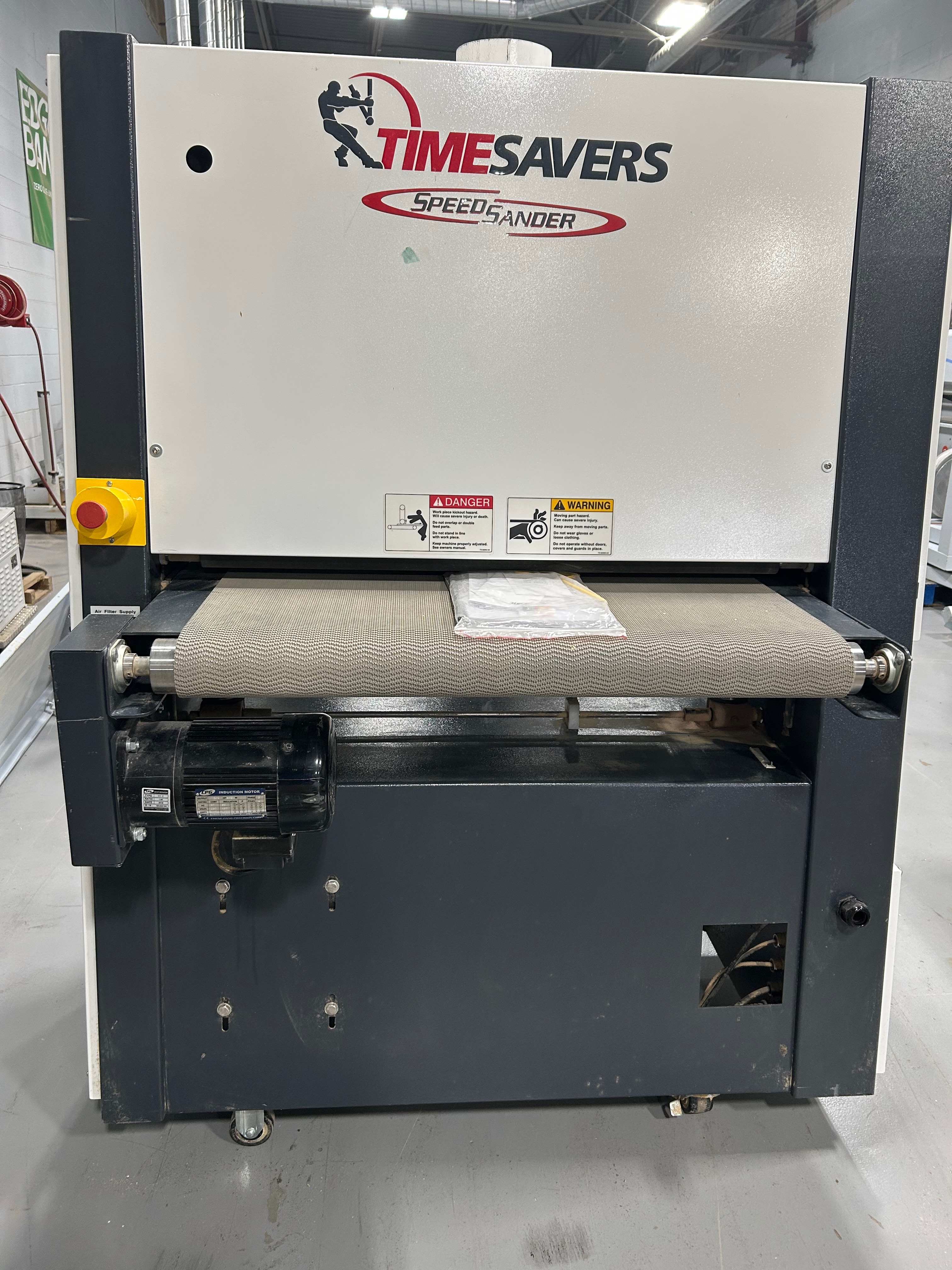 Used Timesaver 37" wide belt sander
