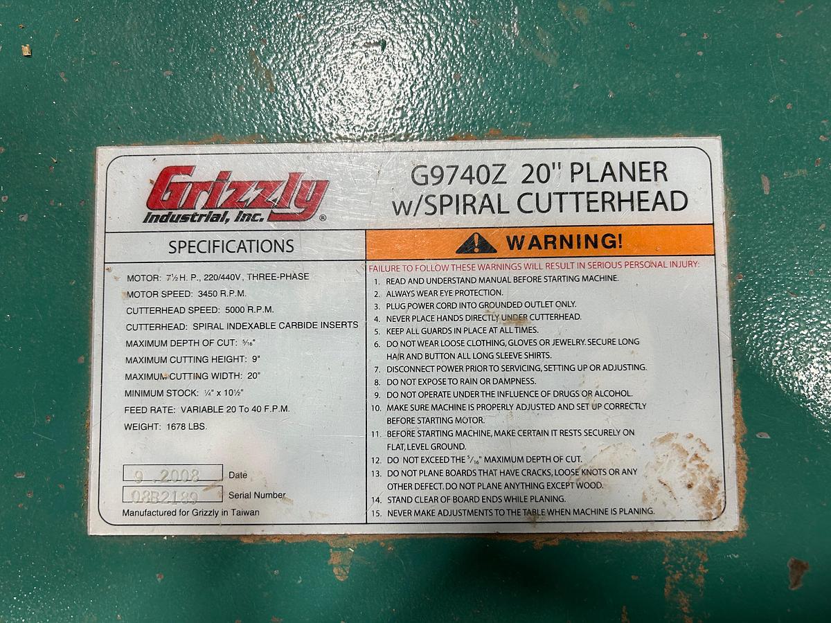 Used Grizzly 