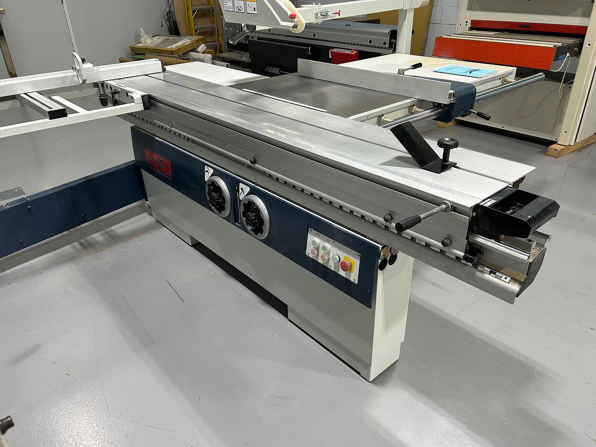 Used Cantek D405-8M sliding table saw