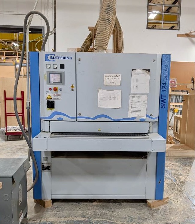 Used Butfering SWT124RC 43" wide belt sander