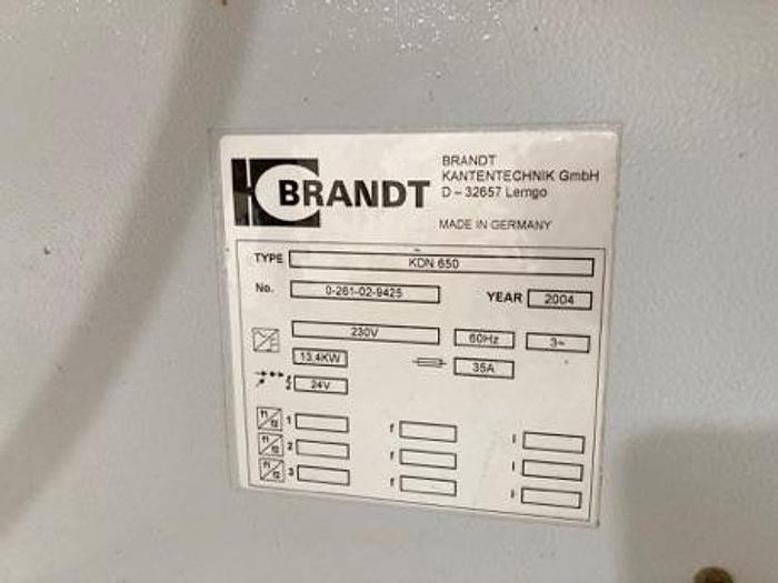 Used Brandt KDN 650 edgebander