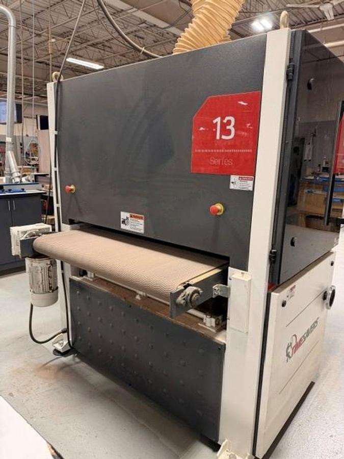 Used Timesaver 43" 2 head wide belt sander