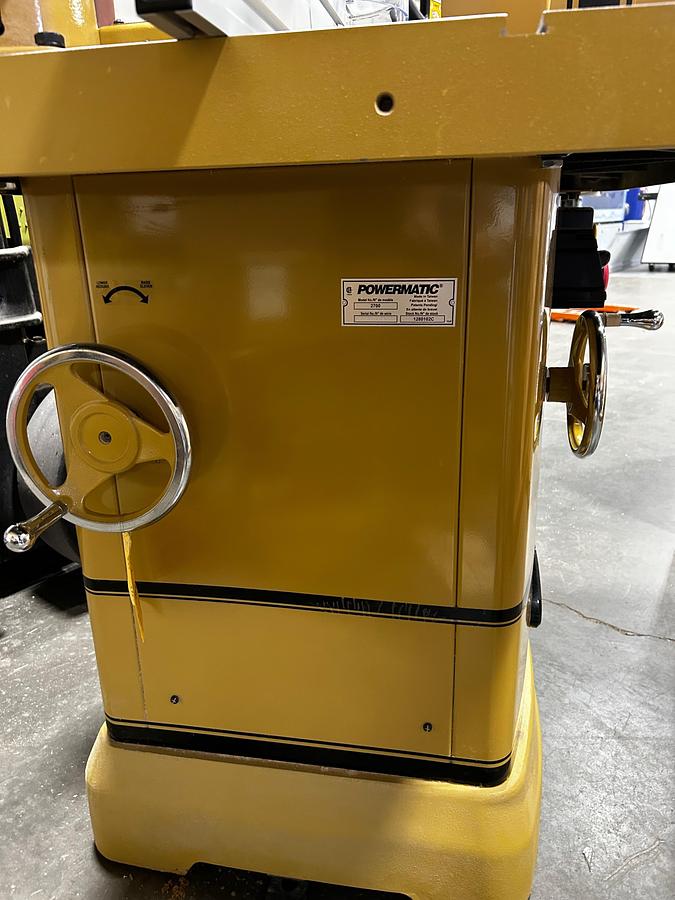 Used Powermatic 2700 shaper