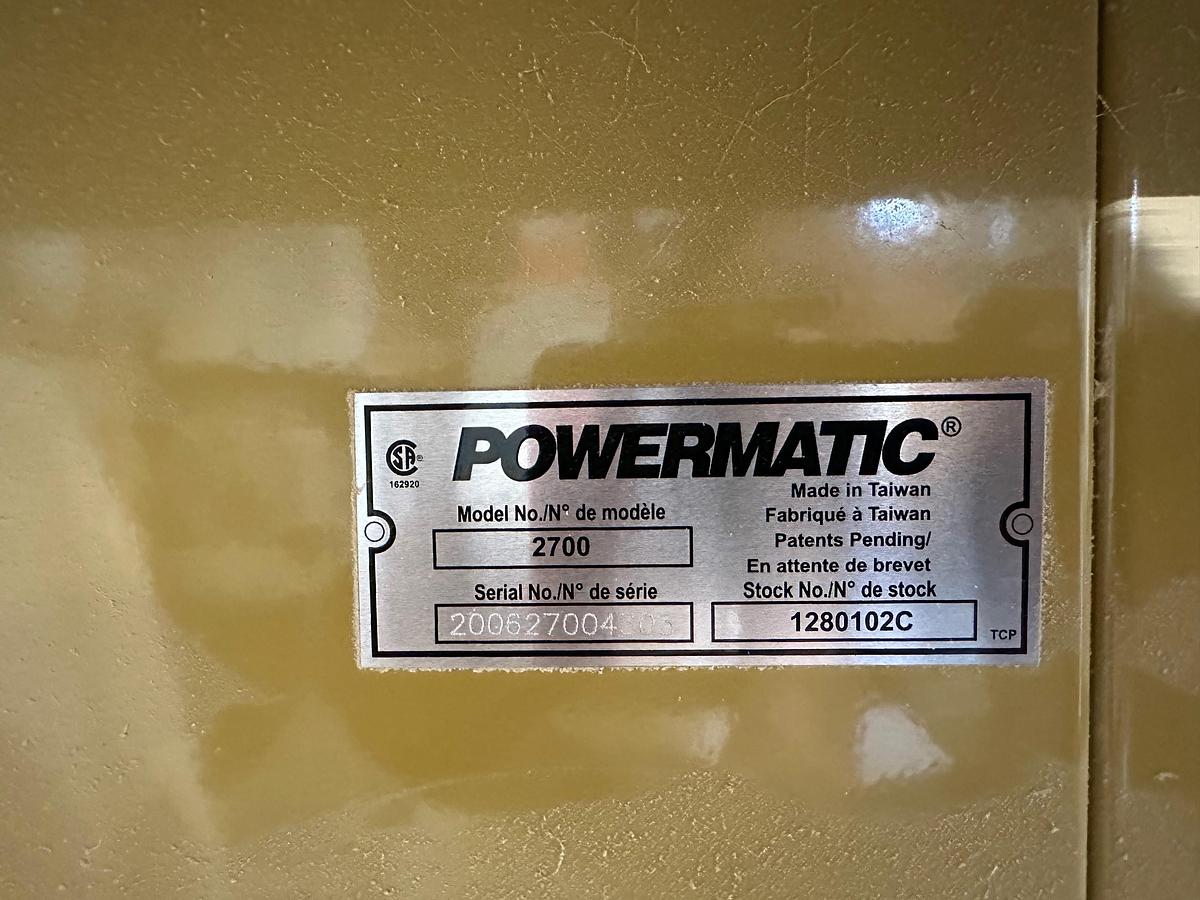 Used Powermatic 2700 shaper