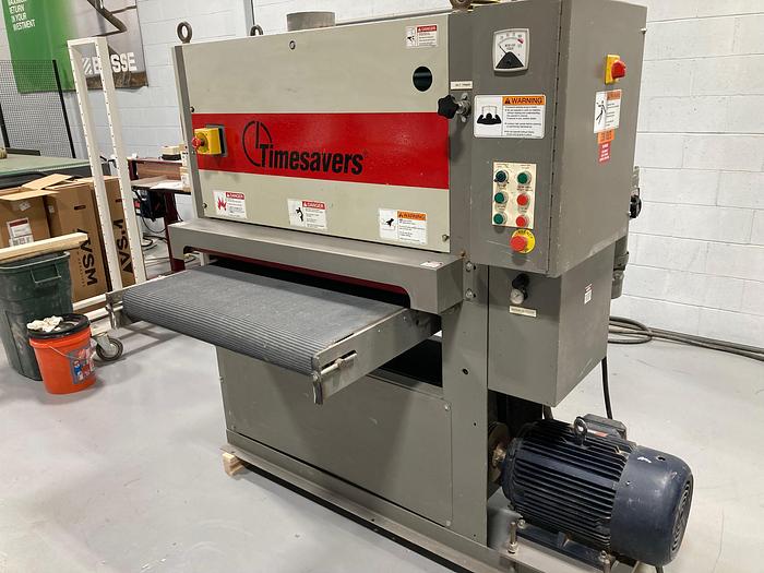 Used Timesaver 37" single head wide belt sander